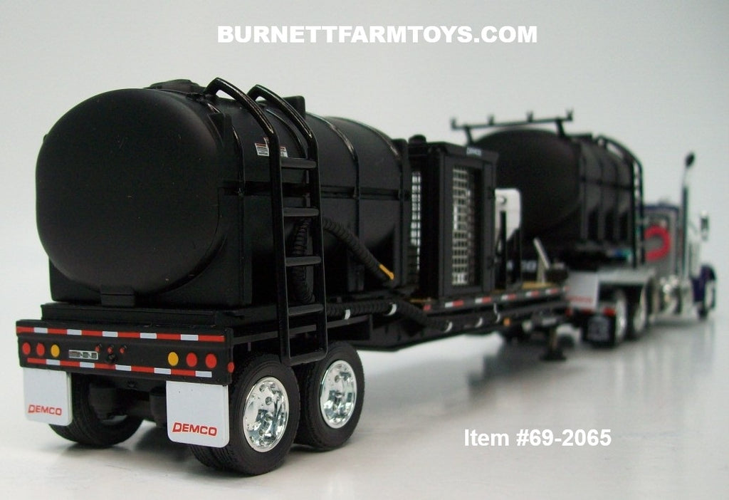 Item #69-2065 Larson Farms Silver Purple Tri-Axle Peterbilt 379