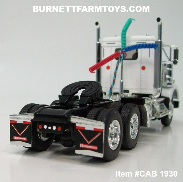 Item #CAB 1930 White Kenworth T800 Day Cab - 1/64 Scale – DCP by