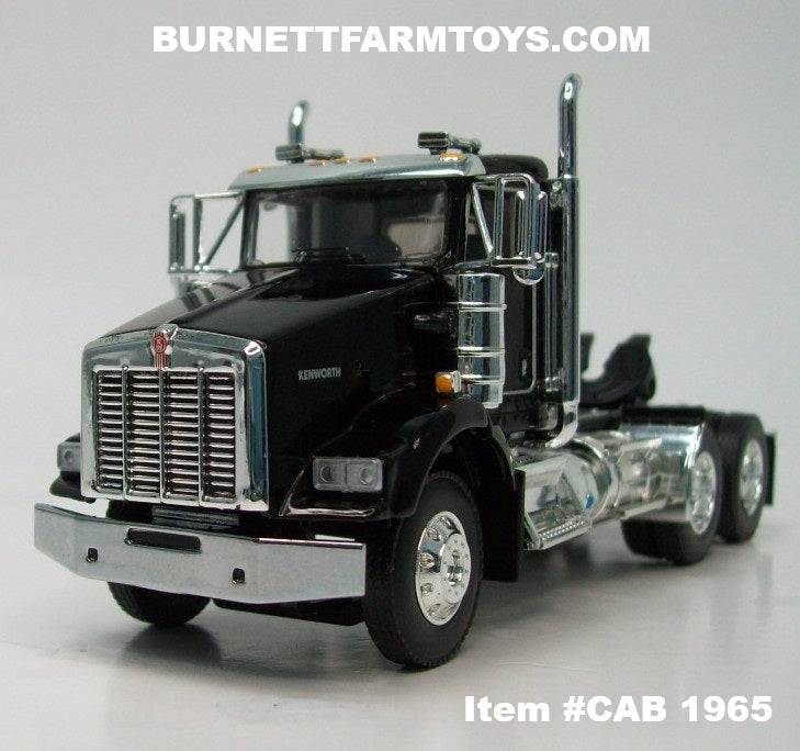 Item #CAB 1965 Black Kenworth T800 Day Cab - 1/64 Scale – DCP by