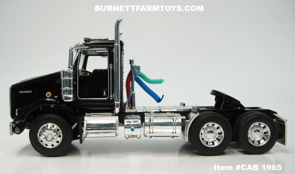 Item #CAB 1965 Black Kenworth T800 Day Cab - 1/64 Scale – DCP by