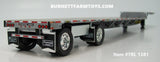 Item #TRL 1381 Silver Deck Black Frame Spread Axle Transcraft Eagle Stepdeck Trailer - 1/64 Scale - DCP by First Gear