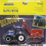 Item #13896 New Holland T6.175 Tractor with H7230 Disc Mower Conditioner - 1/64 Scale - Ertl / Tomy