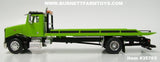 Item #35765 Lime Green Black Peterbilt 385 Rollback - 1/64 Scale - SpecCast