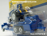 Item #37947A-B Blue Pulling Tractor with Sled - National FFA Organization Edition - 1/64 Scale - Ertl / Tomy