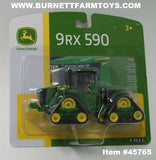 Item #45765 John Deere 9RX 590 Tractor with Tracks - 1/64 Scale - Ertl / Tomy