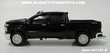 Item #47167-B Black 2020 4-Door Chevrolet 2500 HD LTZ Four Wheel Drive Pickup Truck - 1/64 Scale