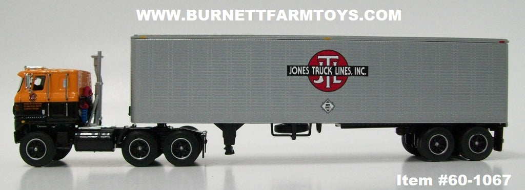 Item #60-1067 Jones Truck Lines Inc Orange Black