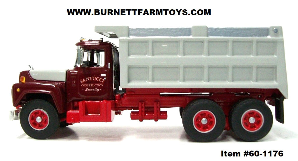 Item #60-1176 Santucci Construction Maroon Gray Red Mack R Item #60-1176 Santucci Construction Maroon Gray Red Mack R