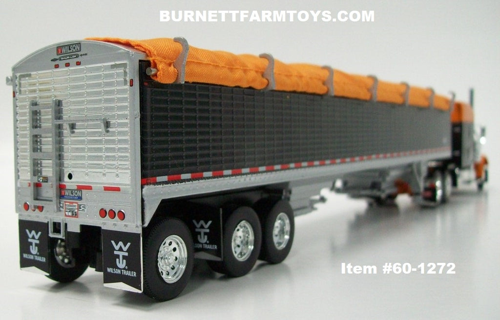 Item #60-1272 Orange Black Peterbilt 379 70-inch Mid Roof Sleeper