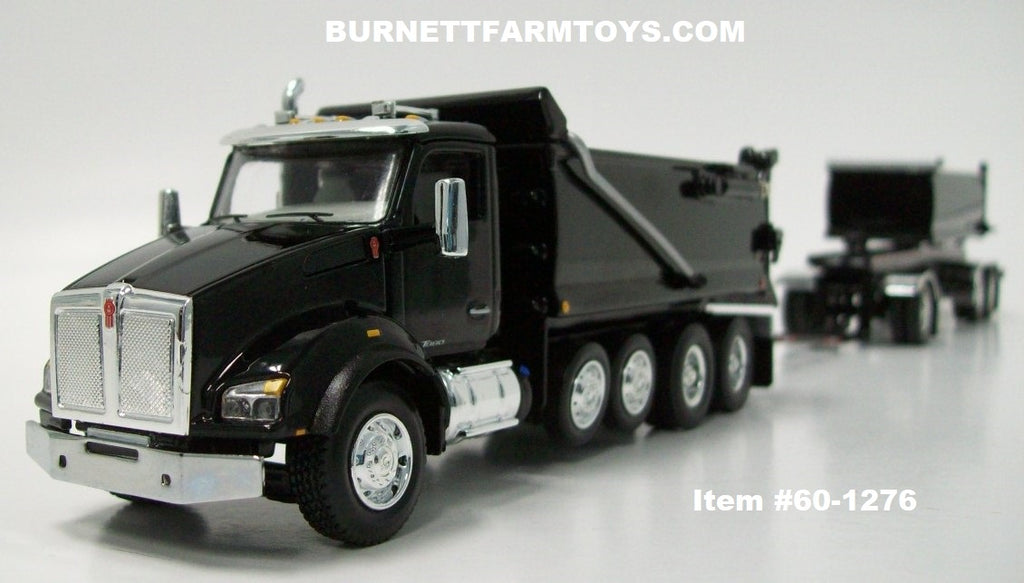 Item #60-1276 Black Kenworth T880 Day Cab with Quad Axle