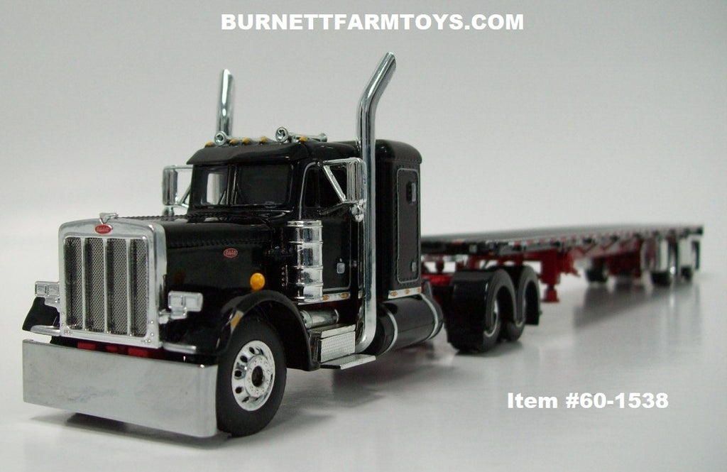 Item #60-1538 Black Red Frame Peterbilt 359 36-inch Flattop