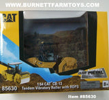 Item #85630 CAT CB-13 Tandem Vibratory Roller with ROPS - 1/64 Scale