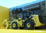 Item #85635 CAT 950M Wheel Loader with Log Fork General Purpose Bucket and Simulated Logs - 1/64 Scale - Diecast Masters