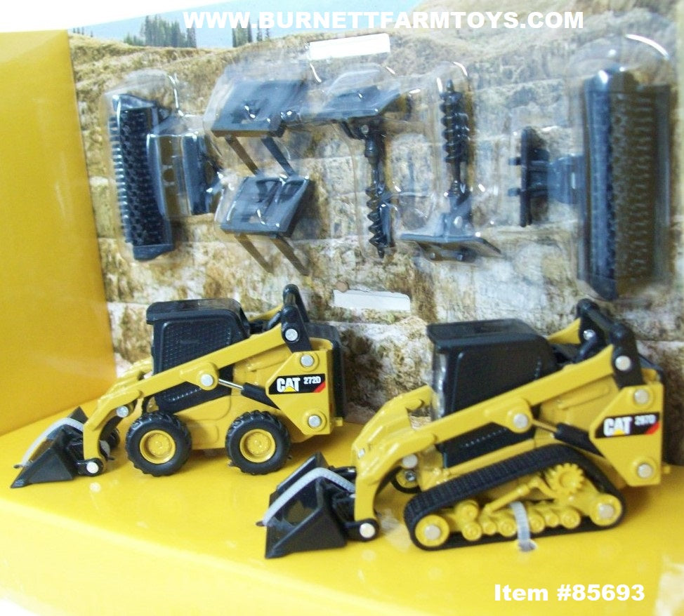 Item #85693 CAT 272D2 Skid Steer Loader and CAT 297D2
