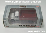 Item #BAM 002 White International S1954 Grain Truck with Red Bed - Bed Tilts with Hoist - 1/64 Scale - SpecCast
