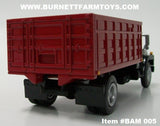 Item #BAM 005 Black International S1954 Grain Truck with Red Bed - Bed Tilts with Hoist - 1/64 Scale - SpecCast