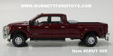 Item #CPUT 005 Radiant Red Metallic 2019 Ford F-350 Pickup Truck with Grill Guard and Toolbox