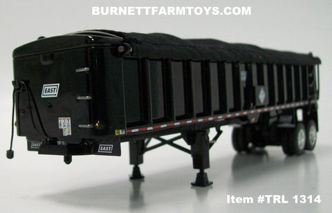 Item #TRL 1314 All Black Tandem Axle East End Dump Trailer - 1/64 Scale - DCP by First Gear