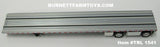 Item #TRL 1541 Silver Deck Black Frame Spread Axle Wilson Roadbrute Flatbed Trailer - 1/64 Scale - DCP by First Gear