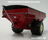 Item #UBC 008 Red Brent Avalanche 1196 Grain Cart with Flotation Tires - 1/64 Scale - SpecCast