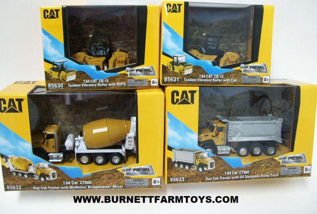 Just Arrived - Four CAT Construction Pieces 1/64 Scale