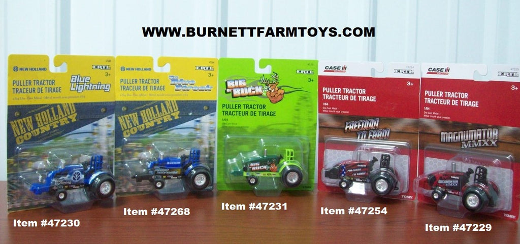 Pulling Tractors - 1/64 Scale - Ertl / Tomy