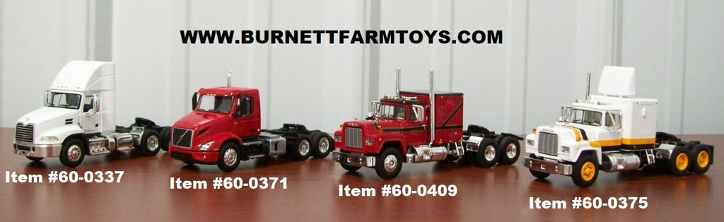 1/64 Scale First Gear Mack Pinnacle and Volvo and Mack R Model
