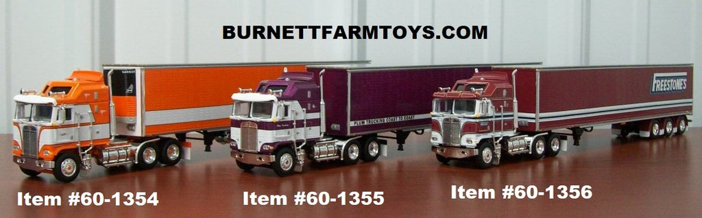 Kenworth Cabover with Van or Refrigerated Trailer Sets
