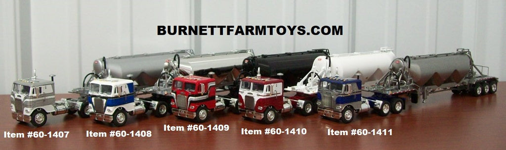 Freightliner Cabover with Pneumatic Tanker Trailer Sets