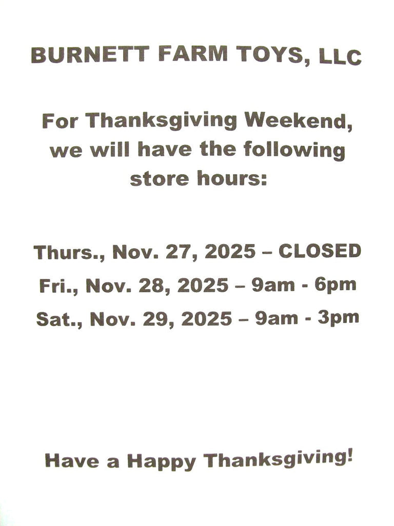 Thanksgiving Weekend In-Person Store Hours
