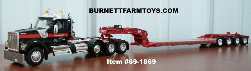 Mammoet Kenworth Day Cab with Lowboy Trailer
