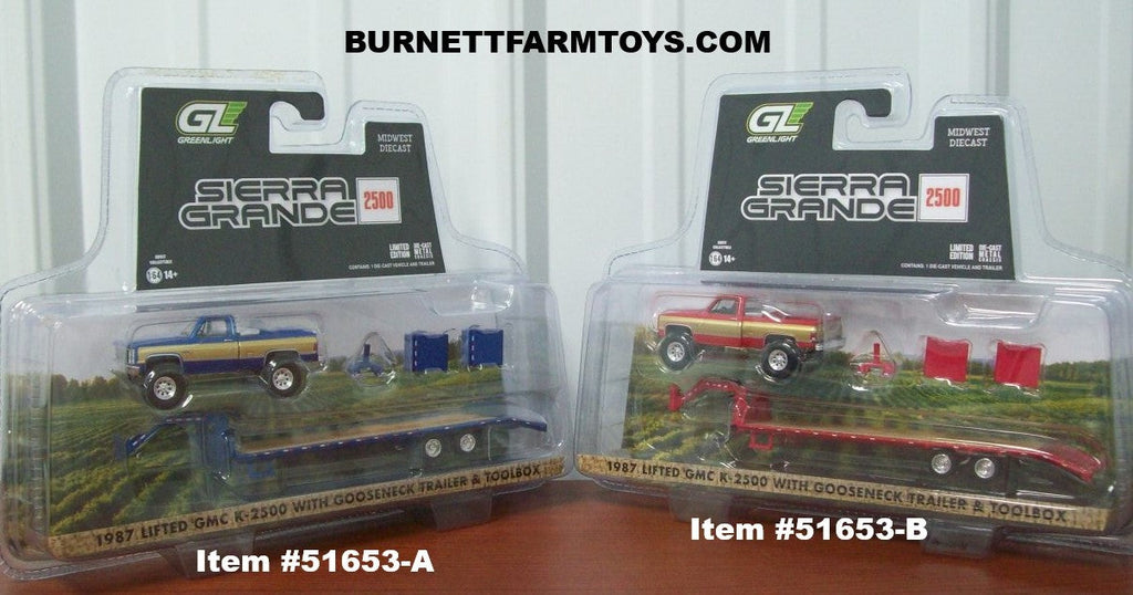 1987 Lifted GMC K-2500 Pickup Truck with Trailer