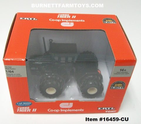 2023 Ertl 1/64 Turbo Tiger II Co-op Implementa Trattore NERO - Foto 12