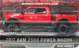 Item #29873 Red Black 2017 Ram Power Wagon Pickup Truck - 1/64 Scale - Greenlight