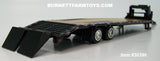 Item #30390 Black Tandem Axle Flatbed Gooseneck Trailer with Ramps - 1/64 Scale - Greenlight