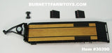 Item #30390 Black Tandem Axle Flatbed Gooseneck Trailer with Ramps - 1/64 Scale - Greenlight
