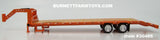 Item #30486 Orange Tandem Axle Flatbed Gooseneck Trailer with Ramps - 1/64 Scale - Greenlight