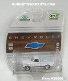 Item #30566 White Brown 1972 Chevy Cheyenne C10 Pickup Truck - 1/64 Scale - Greenlight