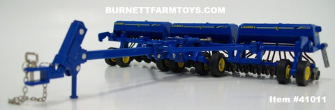 Item #41011 Blue Landoll 5332 Three Section Grain Drill - 1/64 Scale - Diecast Masters