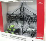 Item #44468-C Case IH Lime Steiger 600 HD with Black Flexi Coil PD5700 Air Seeder and 3450 Cart - Chase Unit - 1/64 Scale - Ertl / Tomy