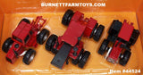 Item #44524-CU Red Chase Unit Case International 2670 and Steiger Bearcat IV KM-225 and International 4156 Trio Tractor Set - 1/64 Scale - Ertl / Tomy - Toy Tractor Times 42nd Anniversary Edition