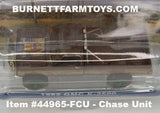 Item #44965-FCU Muddy Brown Gold Green Frame 1982 GMC K-2500 Pickup Truck - Chase Unit - Fall Guy Stuntman Association Edition - 1/64 Scale - Greenlight