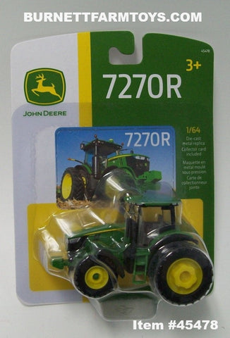 Item #45478 John Deere 7270R Tractor with Rear Duals - 1/64 Scale - Ertl / Tomy