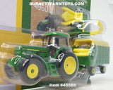Item #45589 John Deere 4960 Tractor with Forage Harvester and Wagon - 1/64 Scale - Ertl / Tomy
