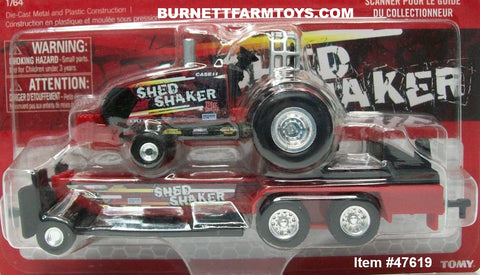 Item #47619 Case IH Shed Shaker Pulling Tractor and Sled - 1/64 Scale – Ertl / Tomy