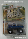 Item #49130-D Blue 1987 Ford F-250 Bigfoot #3 - 1/64 Scale - Greenlight - Kings of Crunch Series 13