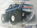 Item #49130-D Blue 1987 Ford F-250 Bigfoot #3 - 1/64 Scale - Greenlight - Kings of Crunch Series 13
