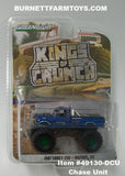 Item #49130-DCU Blue with Green Frame 1987 Ford F-250 Bigfoot #3 - Chase Unit - 1/64 Scale - Greenlight - Kings of Crunch Series 13