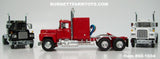 Item #60-1604 Black White Red Mack R Model 60-inch Sleeper Trio Set - 1/64 Scale - DCP by First Gear
