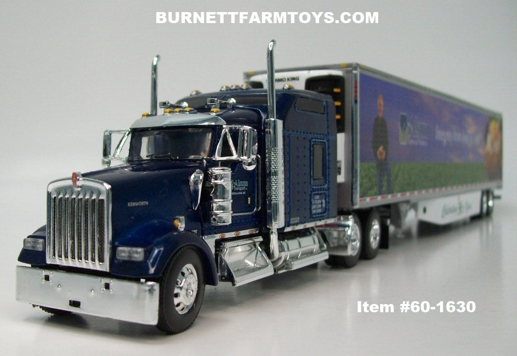 Item #60-1630 Alsum Transport Blue Kenworth W900L 86-inch Studio Sleep ...